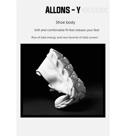 Men's casual sports shoes breathable summer light Soft sole comfort outdoor running shoes