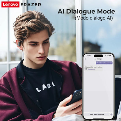 AI Earphone Translator Erazer XP6 Bluetooth Earphones Sleep ASMR Headset DIY Equalizer APP AI Wireless Headphones Office Travel