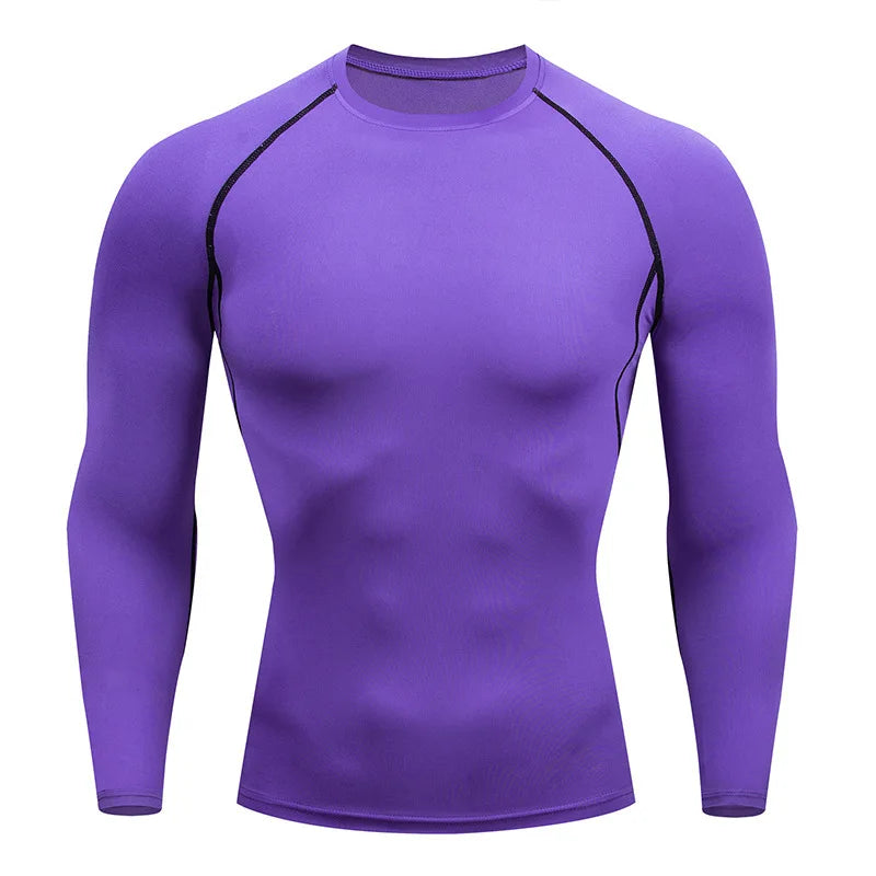 Men's T Shirt Outdoor Training Fitness Gym Jogging Running Sweatshirt 2025