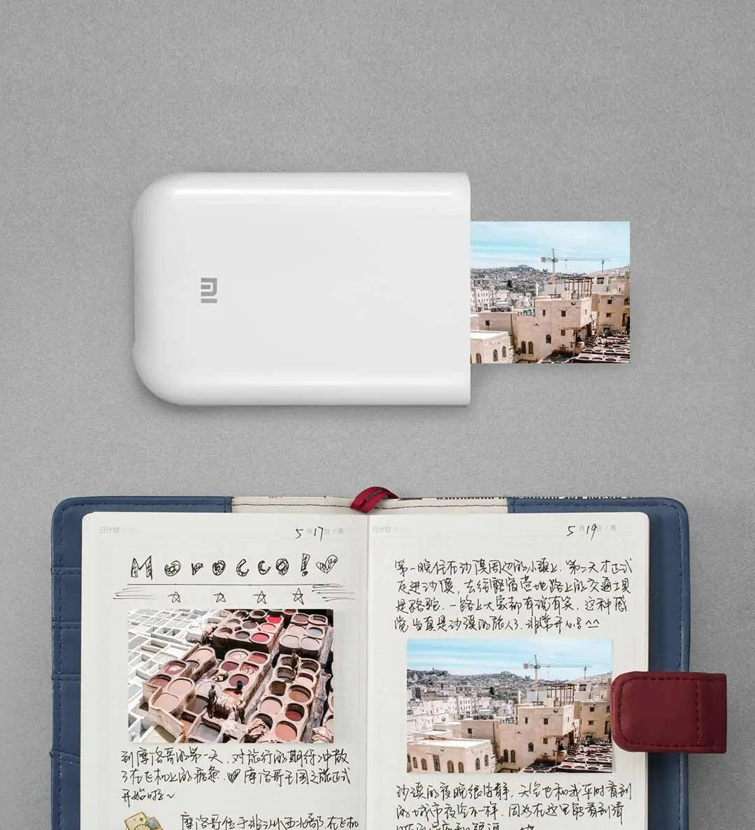 Global Version Original Xiaomi Mini Photo Printer ZINK Inkless Technology Multifuncion AR Video Printing Bluetooth 5.0 Portable