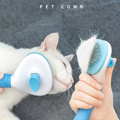 New Cat Comb – Floating Hair Needle Brush for Pets | Grooming & Cleaning Supplies