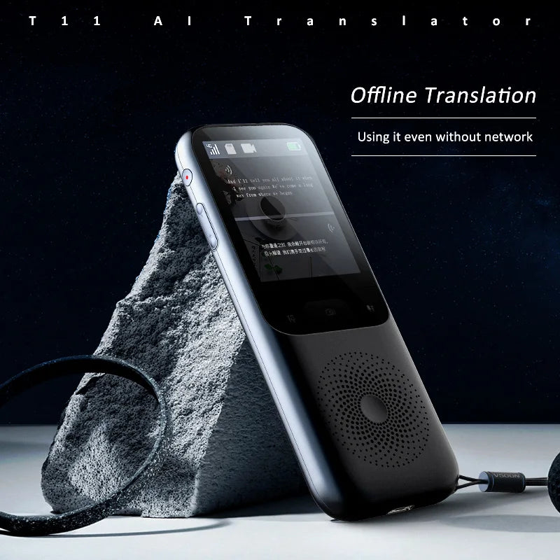 T11 Portable Audio Translator 138 Language Smart Translator Offline In Real Time Smart Voice AI Voice Photo Translator