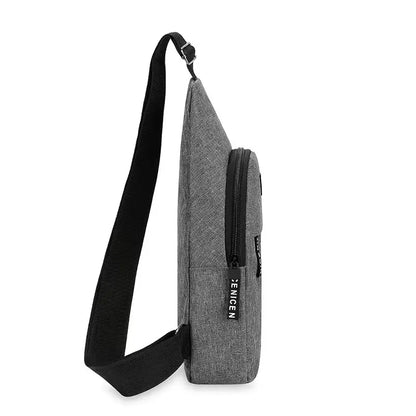 Chest Bag Men's One Shoulder Crossbody Bag Large Capacity Outdoor Sports