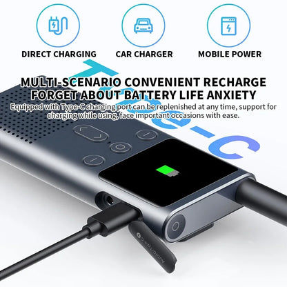 XIAOMI Walkie Talkie 2S 1.77"Color Screen 4W Power 120-hour Standby Dual Mode 5km Call Distance IP54 Outdoors Security Intercom
