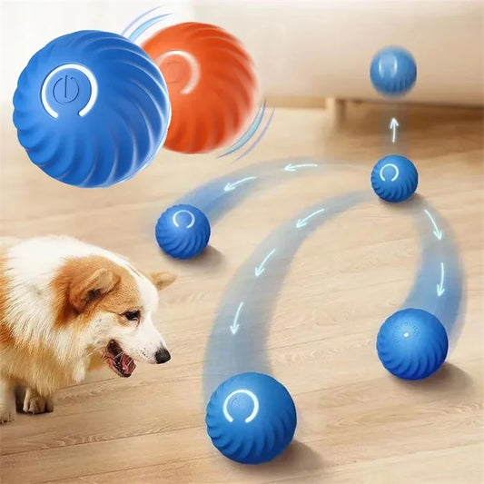 Smart Dog Toy Ball Electronic Interactive Pet Toy Moving Ball USB Automatic Moving 2025