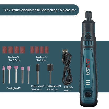 5000-10000-15000r Mini Grinder Engraver Pen Cordless Electric Grinder Set Engraving Grinding Machine Polisher Electric Drill Kit