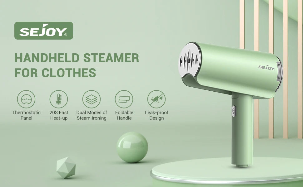 1000W Portable Handheld Garment Steamer – Foldable & Powerful