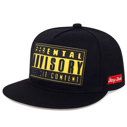 New Men's Fashion Advisory side red labelHip Hop Hat Outdoor Sports Duck Tongue Hat Embroidered  Women's Baseball Sun Hat