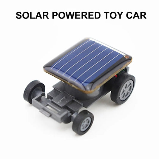Solar Power Mini Sports Car Smaller Toy Car Educational Gadget Kids Gift Funny Racer