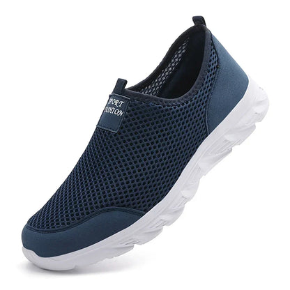 Men Summer Casual Shoes Men Mesh Breathable Outdoor Non Slip Sports Shoe Slip on Loafers for Men Plus Size 38-46