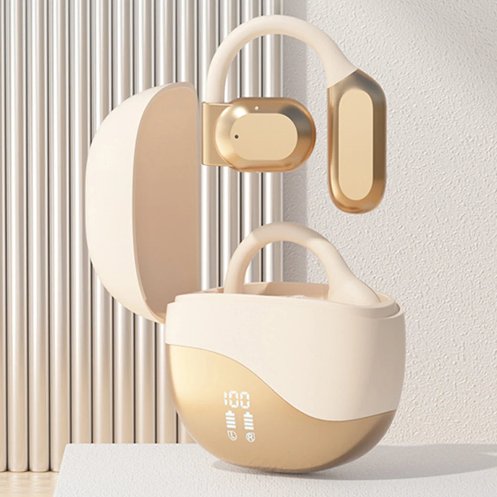 AI Translator Earbuds Bluetooth Real Time translators headphones Two-Way instant voice Translator Ear Hook for Business Travel