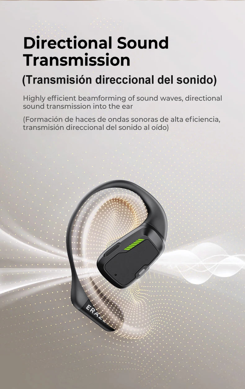 AI Earphone Translator Erazer XP6 Bluetooth Earphones Sleep ASMR Headset DIY Equalizer APP AI Wireless Headphones Office Travel