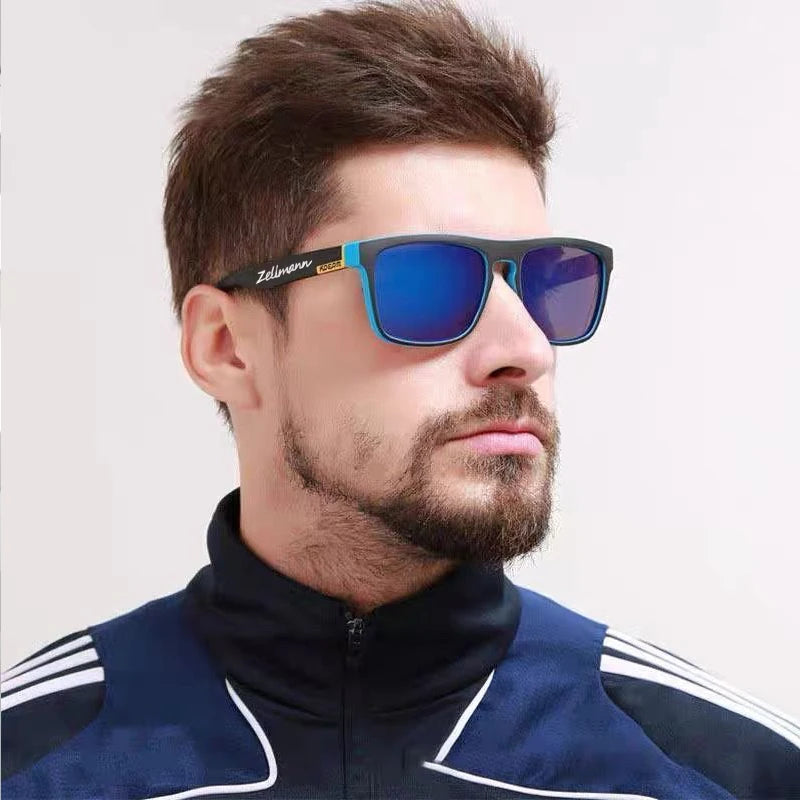 New Fashion Polarized Sunglasses Color Changing Men Outdoor Sports Cycling Eyewear Road Mountain Bike Cycling Glasses