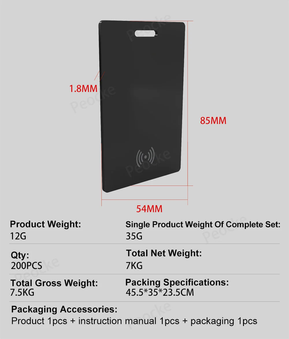 Wallet Anti-loss Card Location Tracking GPS Smart Tag with iPhone Find My Bluetooth Device Ultra-thin Card Wireless Charge IP67