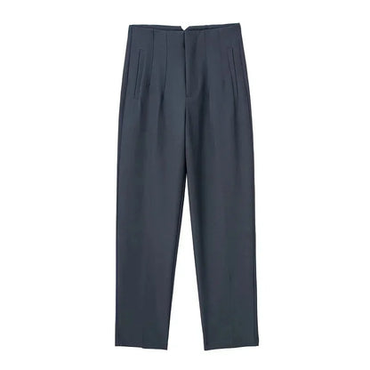 TRAF Fashion Office Wear High waist Pants for Women Formal Pants Office outfits