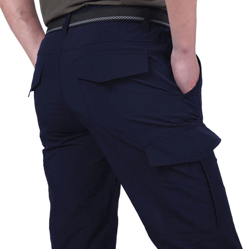 2025 Outdoor Waterproof Tactical Cargo Pants Men Breathable Summer Casual Army Military Long Trousers