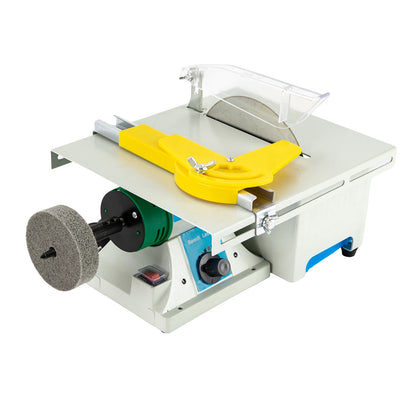 Table Saw 5-in-1 Bench Grinder – 750W Copper Motor, 6" Saw Blades, Adjustable Speed