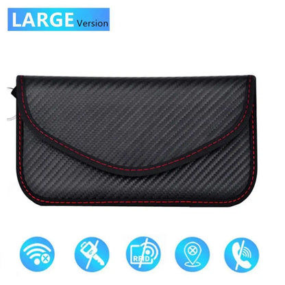 Signal Blocking Faraday Bag Anti-Radiation Anti-Hacking Tracking For Cell Phones GPS RFID Car Key FOB EMF Case Storage Bags