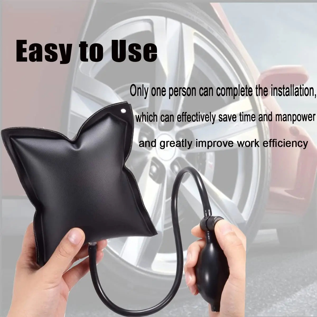 Air Pump Wedges Inflatable Airbag For Door Windows Car Powerful Installation Alignment Repair Tool Door Window Installation