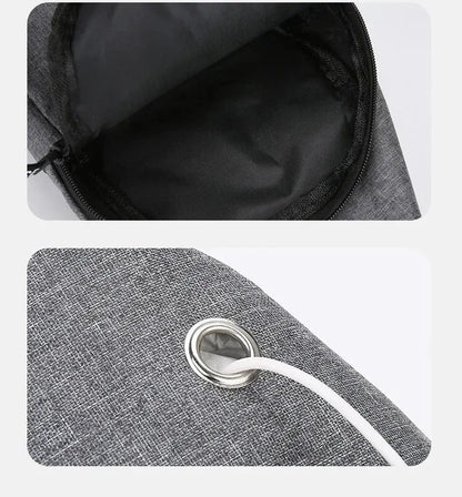 Chest Bag Men's One Shoulder Crossbody Bag Large Capacity Outdoor Sports