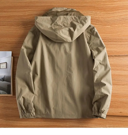 Windbreaker Jackets For Men Motorcycle Military Clothing Waterproof Male 2025