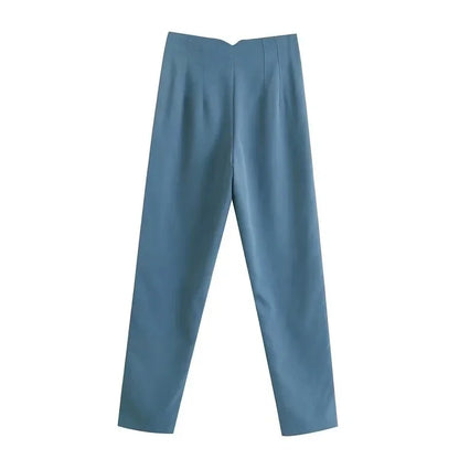 TRAF Fashion Office Wear High waist Pants for Women Formal Pants Office outfits