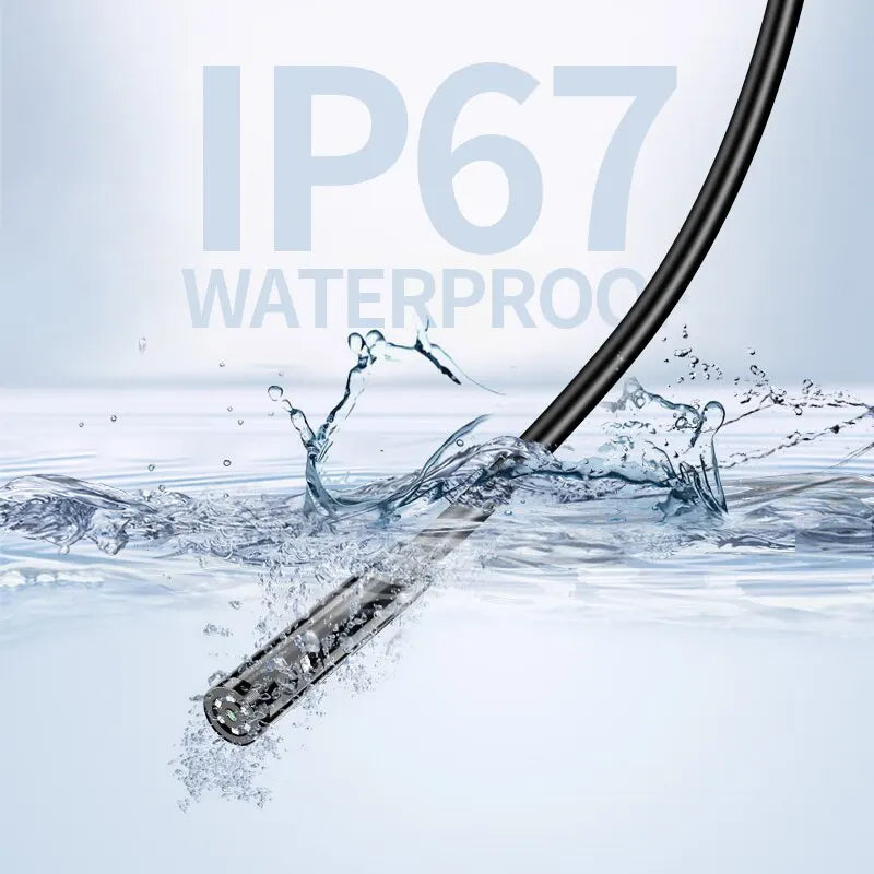 Industrial Endoscope Camera Ip67 Waterproof 5.5mm 7mm 3 In1 USB Borescope Inspection Snake Camera For Android Phone PC