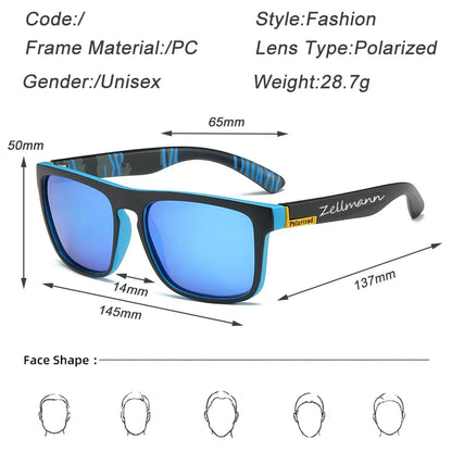 New Fashion Polarized Sunglasses Color Changing Men Outdoor Sports Cycling Eyewear Road Mountain Bike Cycling Glasses