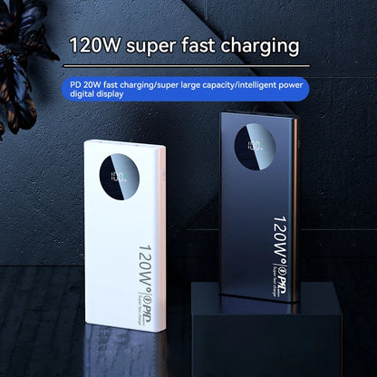 120W 500000mAh High Capacity Power Bank Fast Charging Power bank Portable Battery Charger For Phone  2025