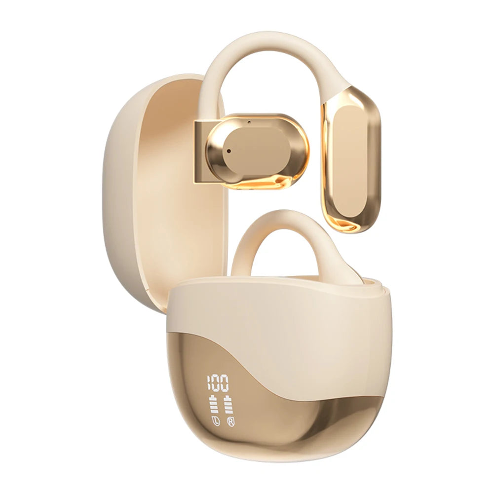AI Translator Earbuds Bluetooth Real Time translators headphones Two-Way instant voice Translator Ear Hook for Business Travel