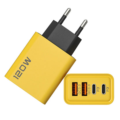 4 Ports USB C PD Charger Quick Charge 3.0 Type C USB Phone Chargers Fast Charging Adapter