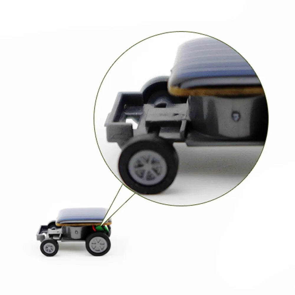 Solar Power Mini Sports Car Smaller Toy Car Educational Gadget Kids Gift Funny Racer