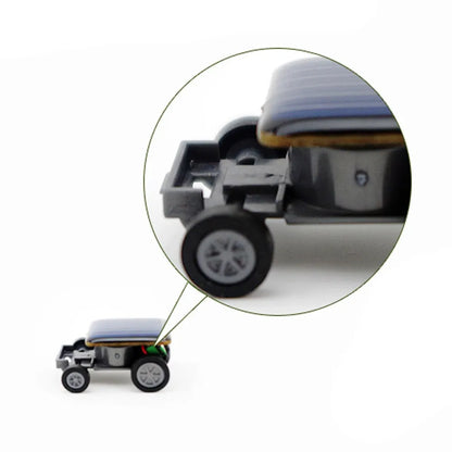 Solar Power Mini Sports Car Smaller Toy Car Educational Gadget Kids Gift Funny Racer