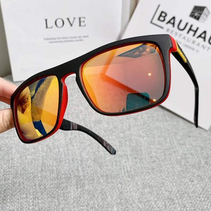 New Fashion Polarized Sunglasses Color Changing Men Outdoor Sports Cycling Eyewear Road Mountain Bike Cycling Glasses