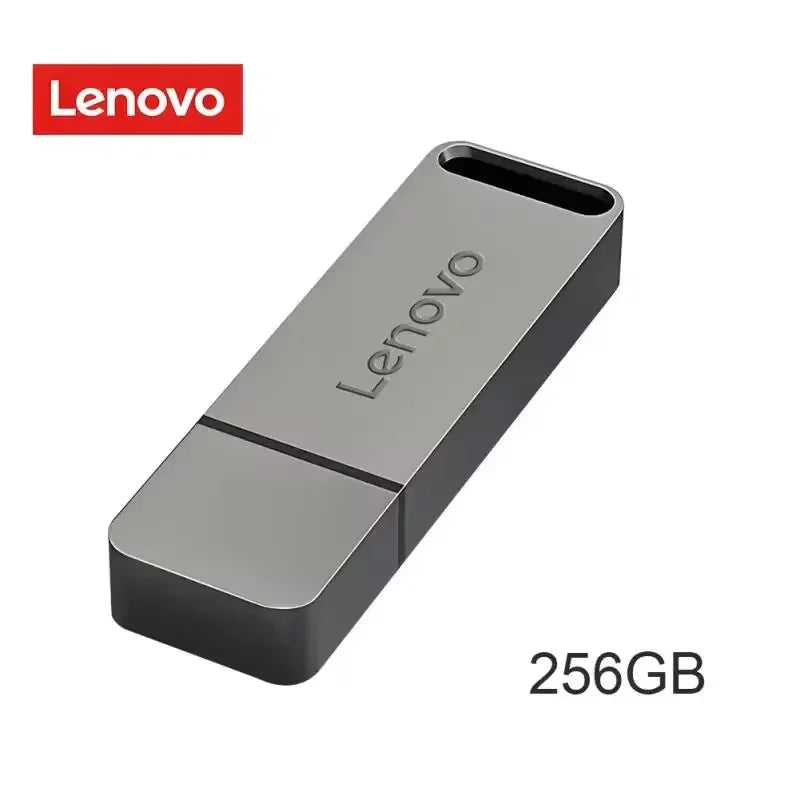 Lenovo Original 2TB USB 3.1 Flash Drive High-Speed Pen Drive 1TB Metal Waterproof Type-C USB Memory For Computer Storage Devices