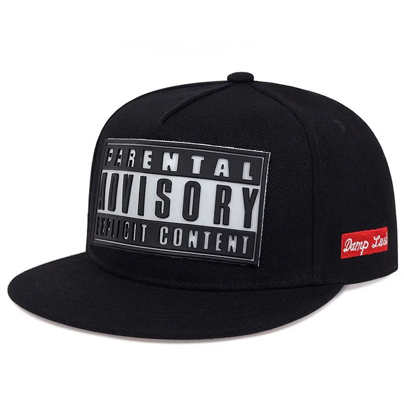 New Men's Fashion Advisory side red labelHip Hop Hat Outdoor Sports Duck Tongue Hat Embroidered  Women's Baseball Sun Hat