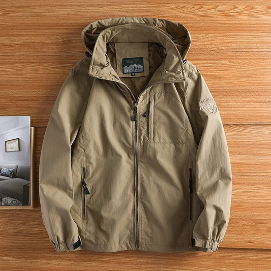 Windbreaker Jackets For Men Motorcycle Military Clothing Waterproof Male 2025