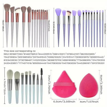 Makeup Brush Set Soft Fluffy Professiona Cosmetic Foundation Powder Eyeshadow Kabuki Blending Make Up Brush Beauty