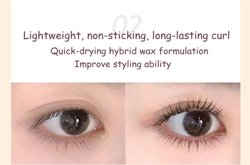 Judydoll Small Steel Tube Lash Mascara Lengthening Curling Thick Natural Quick Dry Waterproof Non-smudge Big Eyes Makeup Gel