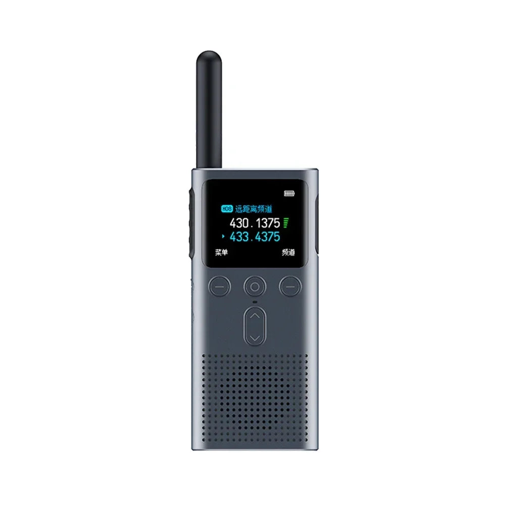 XIAOMI Walkie Talkie 2S 1.77"Color Screen 4W Power 120-hour Standby Dual Mode 5km Call Distance IP54 Outdoors Security Intercom