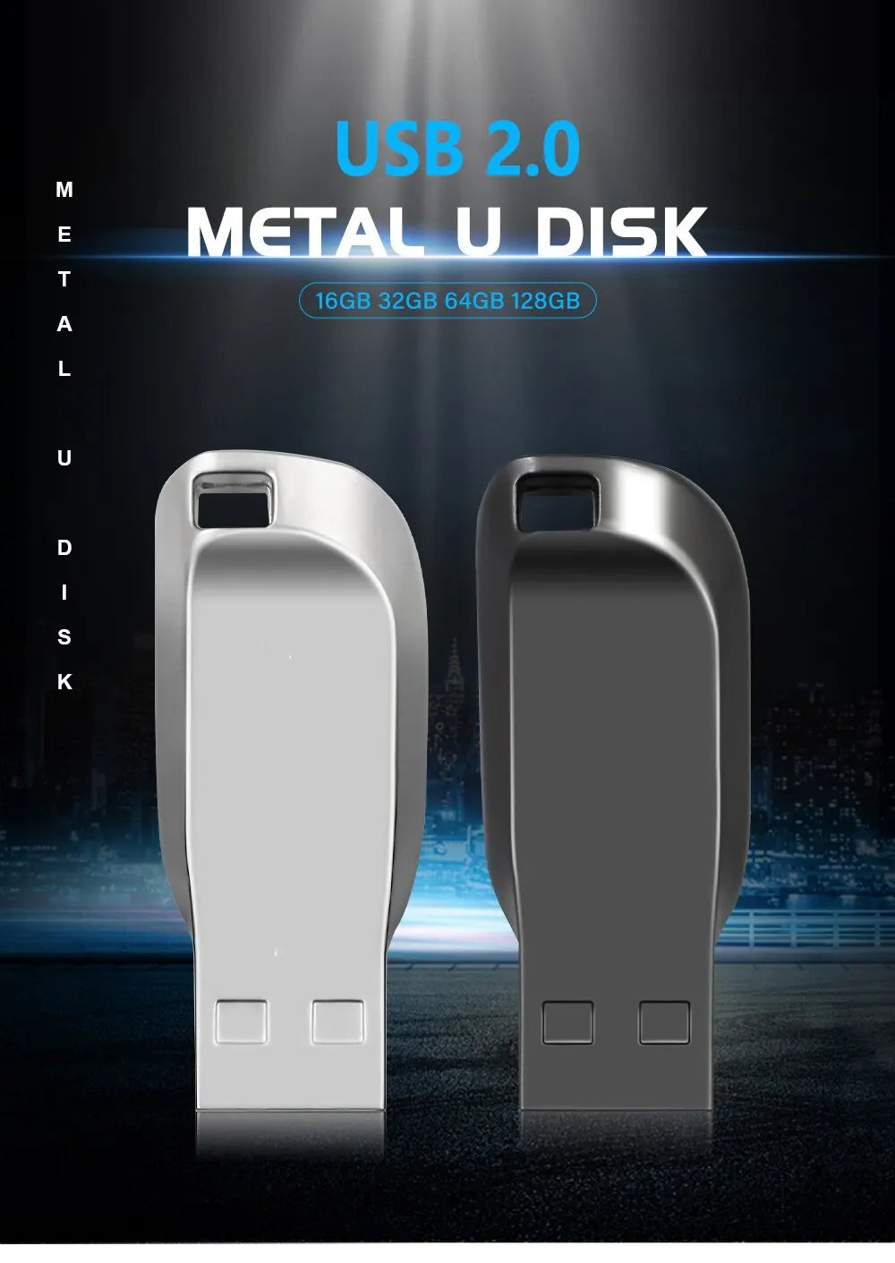 Clearance_NEW USB Flash Drive 2.0 High Speed 128GB 64GB 32GB 16GB 8GB Cle USB 2.0 Flash Pendrive 64GB 128GB Metal 2.0 Stick Pen