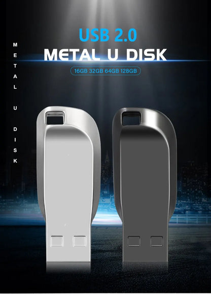 Clearance_NEW USB Flash Drive 2.0 High Speed 128GB 64GB 32GB 16GB 8GB Cle USB 2.0 Flash Pendrive 64GB 128GB Metal 2.0 Stick Pen