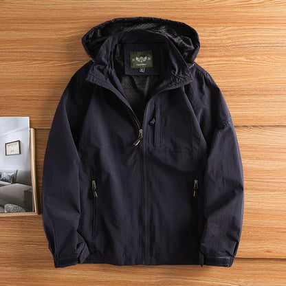Windbreaker Jackets For Men Motorcycle Military Clothing Waterproof Male 2025
