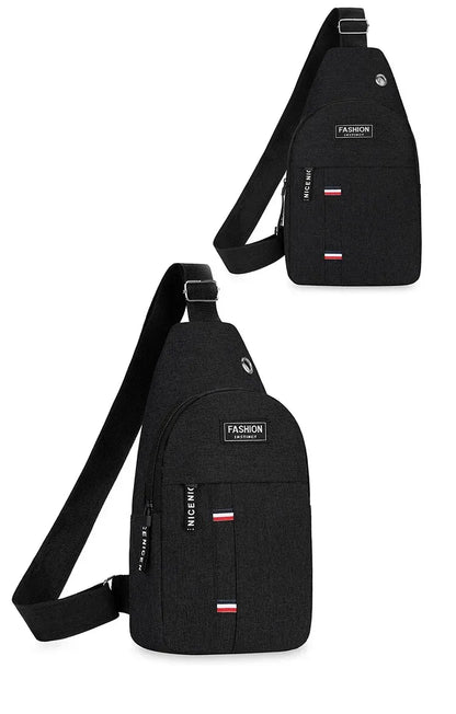 Chest Bag Men's One Shoulder Crossbody Bag Large Capacity Outdoor Sports