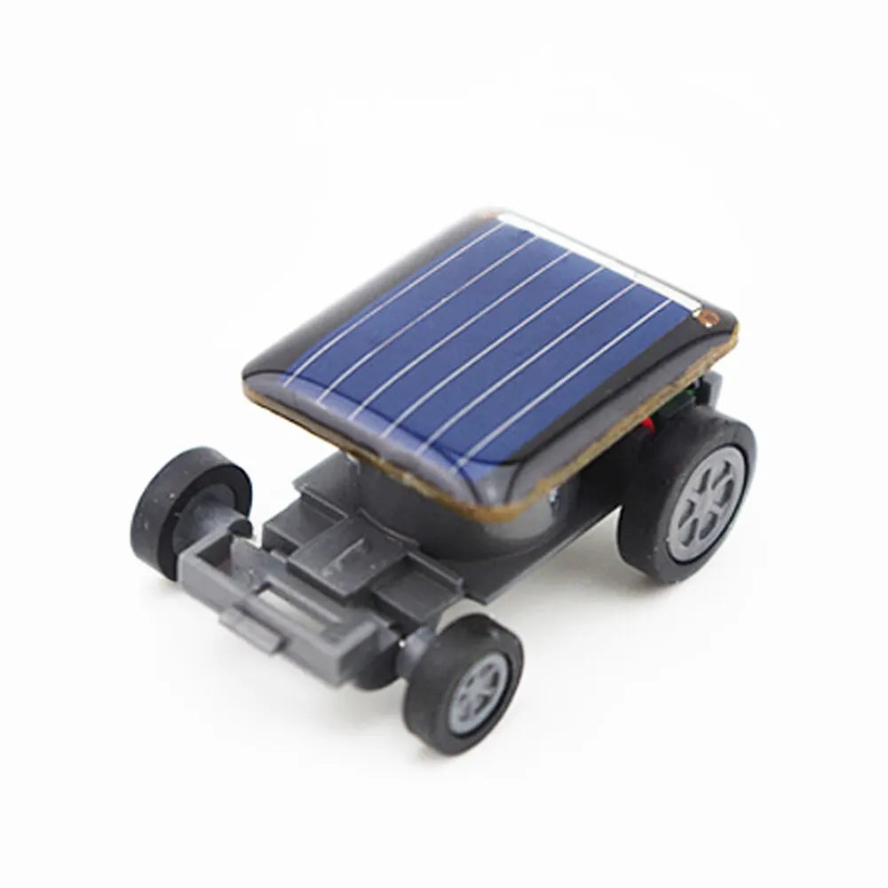 Solar Power Mini Sports Car Smaller Toy Car Educational Gadget Kids Gift Funny Racer