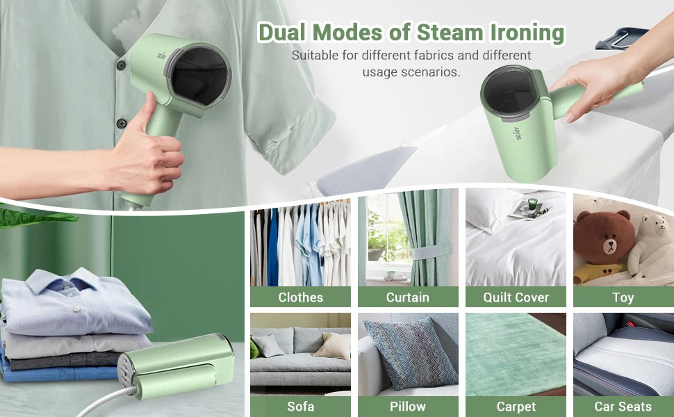 1000W Portable Handheld Garment Steamer – Foldable & Powerful