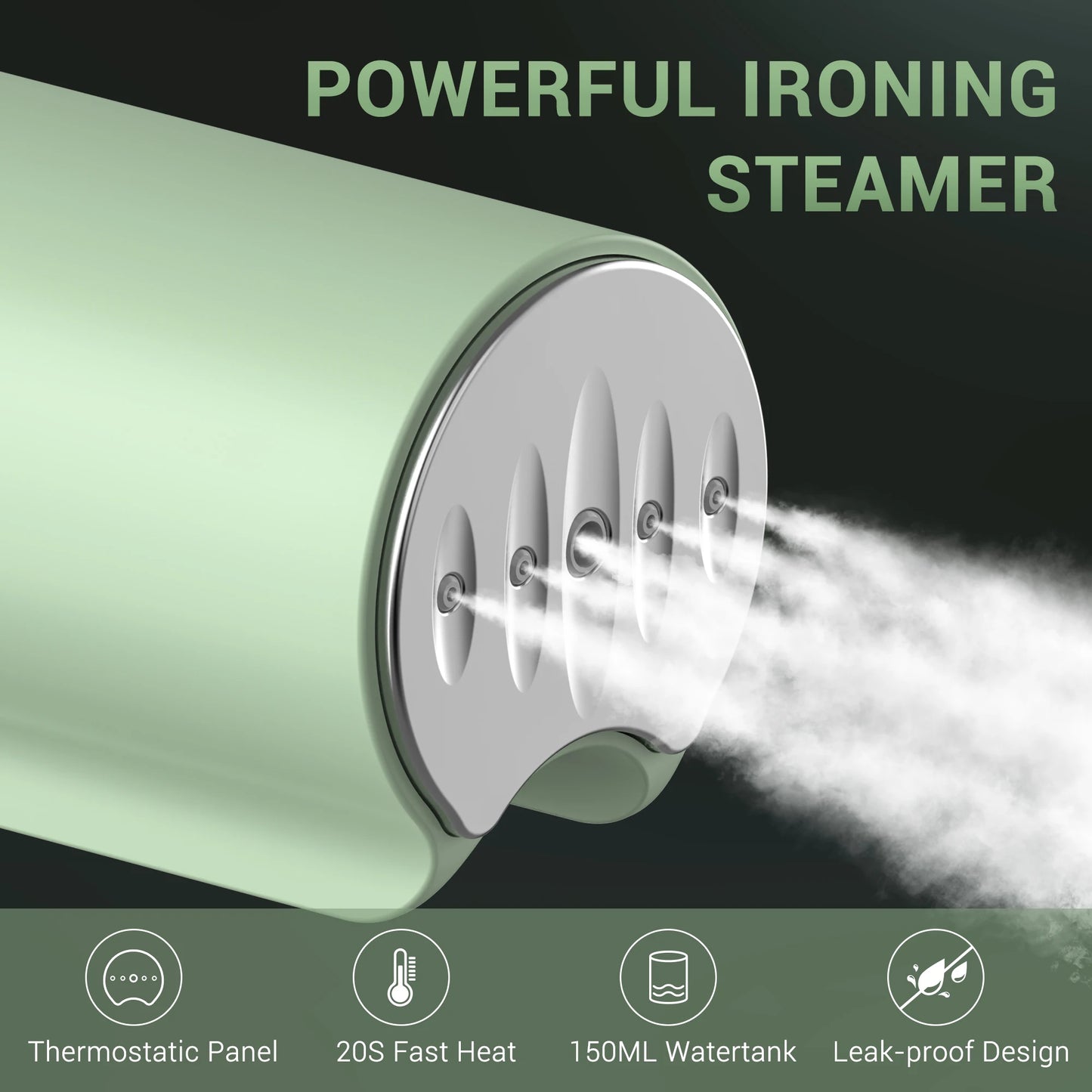 1000W Portable Handheld Garment Steamer – Foldable & Powerful