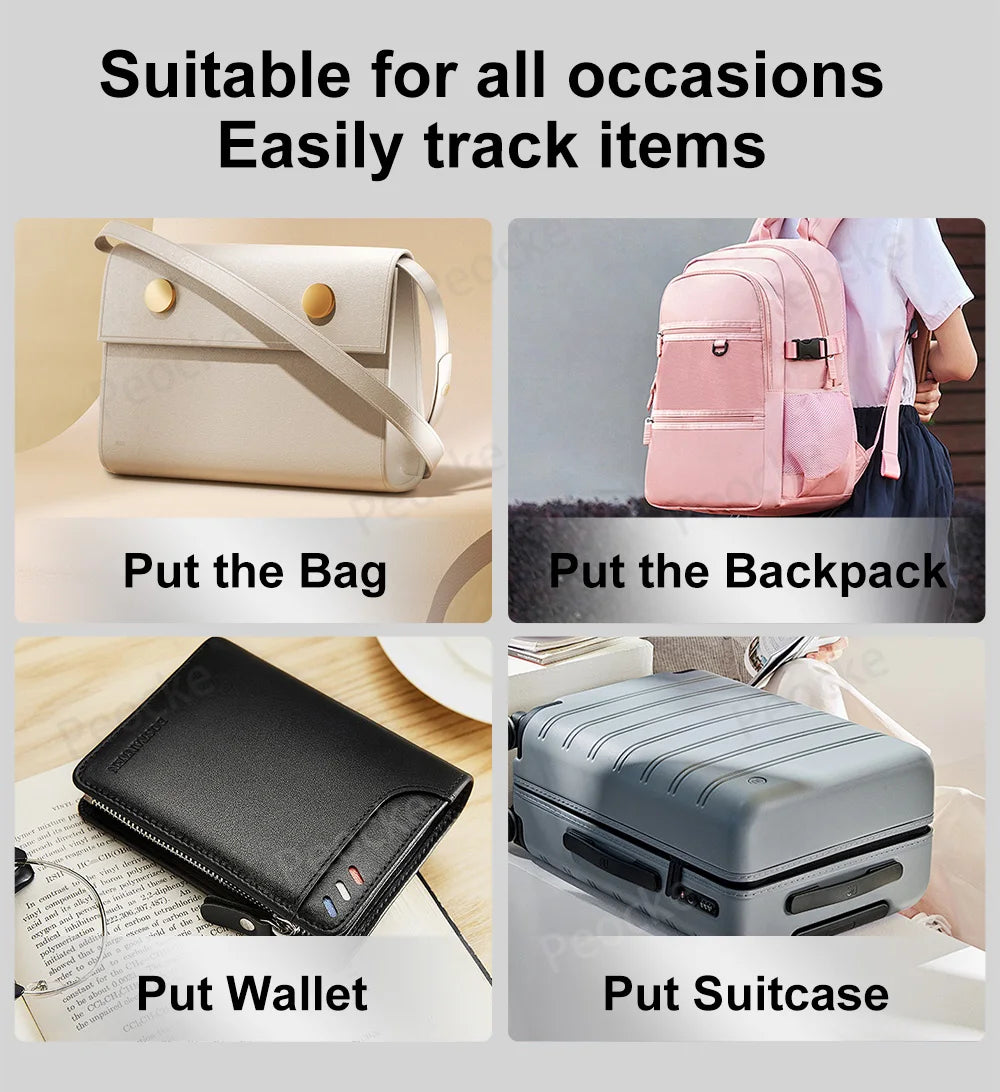 Wallet Anti-loss Card Location Tracking GPS Smart Tag with iPhone Find My Bluetooth Device Ultra-thin Card Wireless Charge IP67