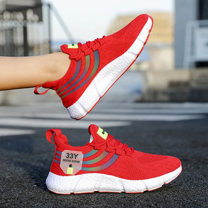 Men Casual Sneakers Summer Breathable Sport Shoes Lightweight Outdoor Mesh Running Shoes