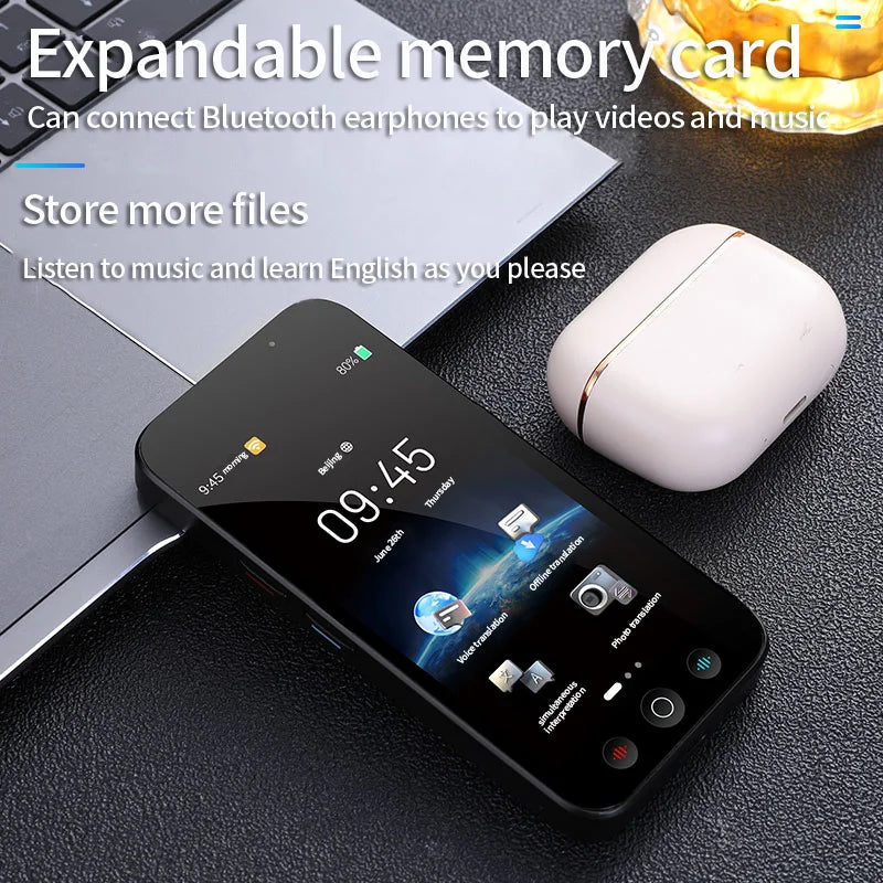 D8 2000mAh Smart Translator – Real-time voice & photo translation in 144 languages. Portable, powerful, and easy to use!